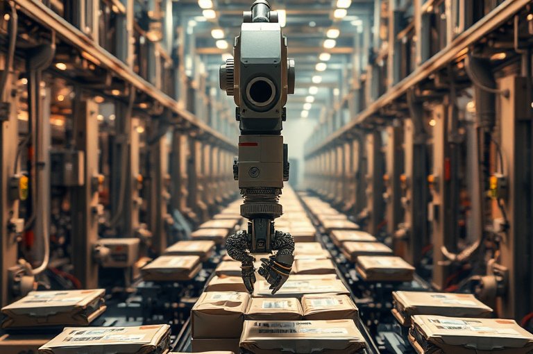 全自動貼標包裝機